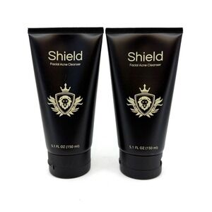 Shield Facial Acne Cleanser 5.1oz 150ml 2 Pack  Acne Treatment Face Wash